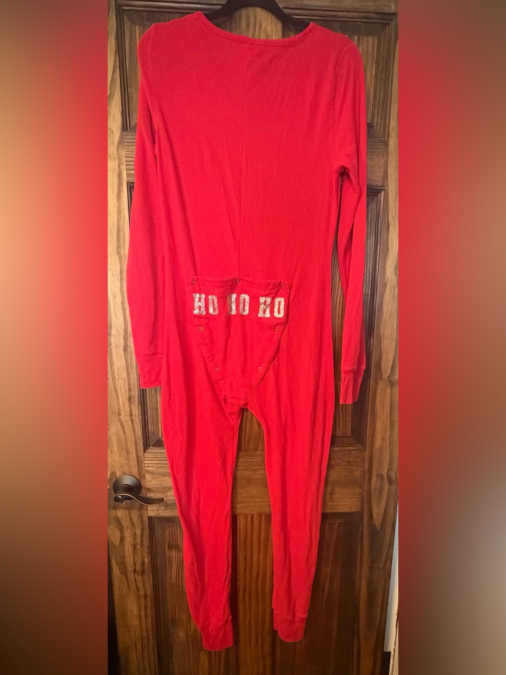 Victoria’s Secret PINK "Ho Ho Ho" Bling Thermal Onesie - Rare!